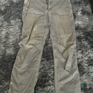 Gray Workwear Pants